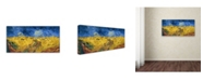 Trademark Global Vincent van Gogh 'Wheatfield with Crows' Canvas Art - 32" x 16" x 2"